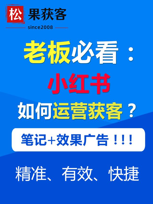 玩转小红书效果广告，帮助企业精准获客