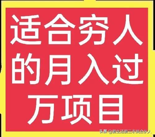 穷人创业项目能赚100万，穷人创业项目有哪些？
